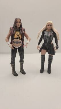 WWE Mattel Basic Chelsea Green Liv Morgan Action Figure Lot Custom Clothes Belt